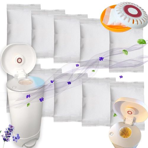 Lavender Scented Baking Soda Refills for Puck Baking Soda Cartridge, Diaper Pail Deodorizers Odor Absorber Compatible with Munchkin Step and Pail Diaper Pails