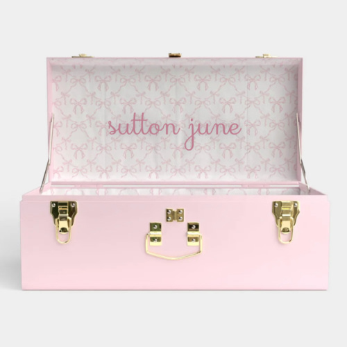 Petite Classic Trunk - Pink - Bella’s Bows / Embroidery