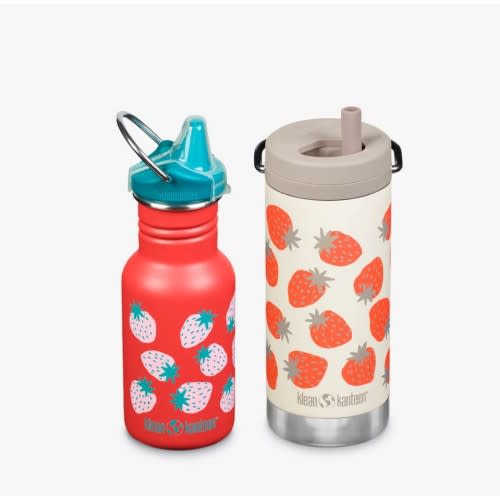 Kids' Sippy and Water Bottle Set - Strawberries