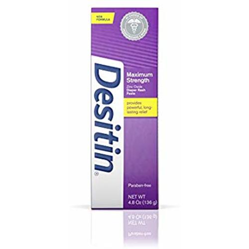 Desitin Maximum Strength Baby Diaper Rash Cream - 4.8 Ounce (Pack of 1)