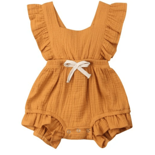 SIERRA Ruffle Romper - Hazel & Bo