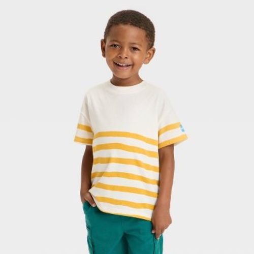 Toddler Boys' Surf Twill Patch Oversized T-Shirt - Cat & Jack™ Orange