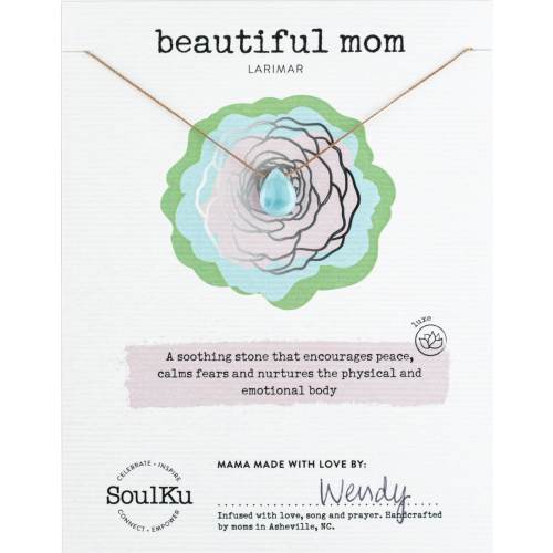 Larimar Luxe Necklace for Beautiful Mom