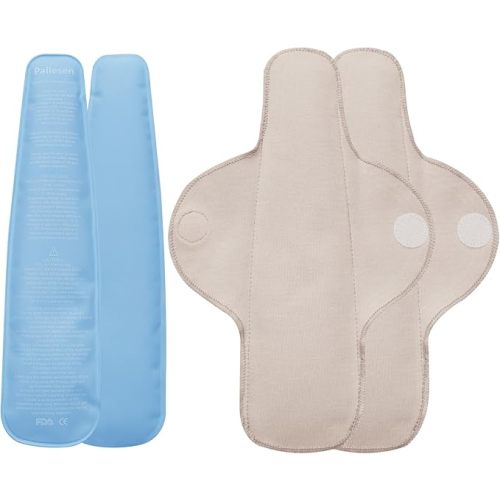 Reusable Perineal Ice Packs, Perineal Cooling Pad, Postpartum Cold Packs, Cold and Hot Pack for Women After Birth and Delivery, Pregnancy & Hemorrhoid Pain Relief, Vaginal Discomfort Blue