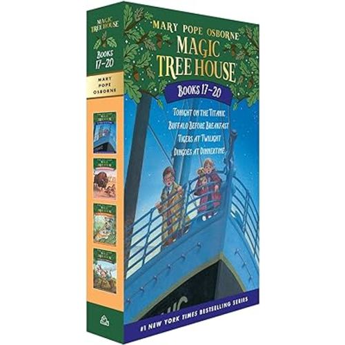 Magic Tree House Books 17-20 Boxed Set: The Mystery of the Enchanted Dog
