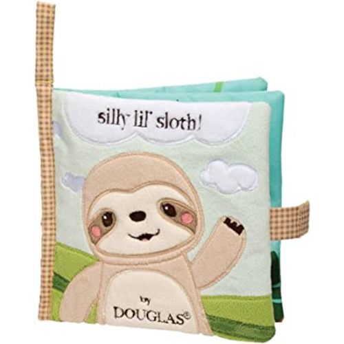 Douglas Baby Sloth Soft Plush Activity Book