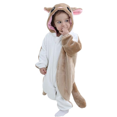 Dream cosplay Unisex Baby Costume,Baby Flannel Animal Halloween Home Clothing