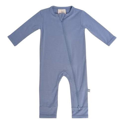 Zippered Romper in Slate - 6-12 months