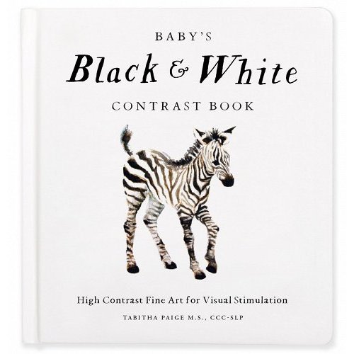 Baby's Black and White Contrast Book: High-Contrast Art for Visual Stimulation at Tummy Time a book by Tabitha Paige and Paige Tate & Co