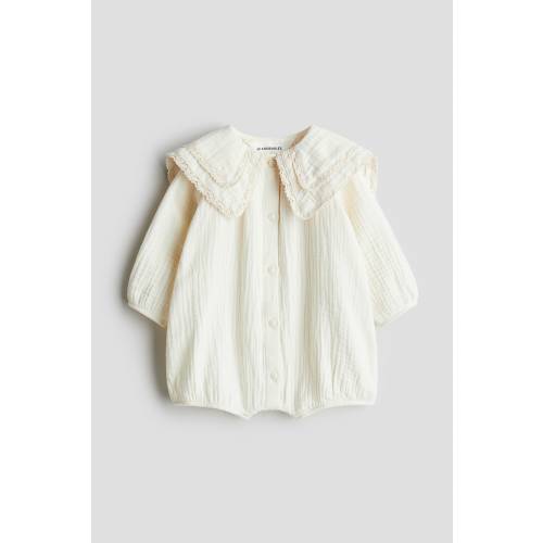 COTTON MUSLIN ROMPER SUIT