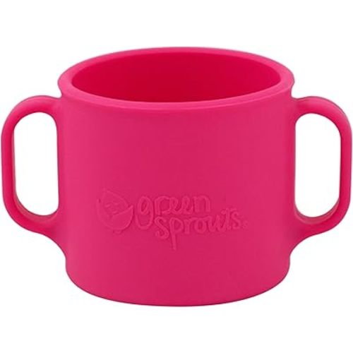 green sprouts Learning Cup, Pink, 12 Months+