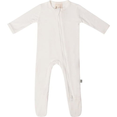 Baby Zip-Up Footie, 0-3M, Cloud