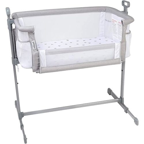 Milliard Bedside Bassinet Mesh Breathable Side Sleeper/Portable Infant Crib