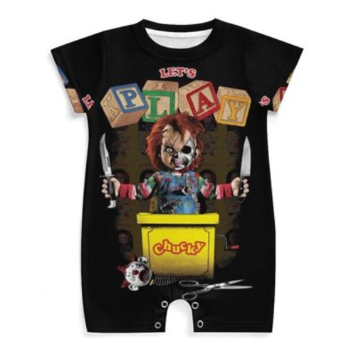 Chucky Unisex Baby Boy Girl Jumpsuit Romper Bodysuit Playsuit One Piece Outfit Clothes 9-12M