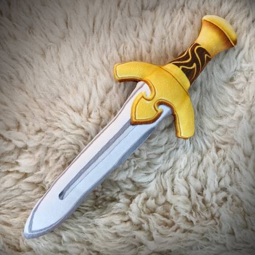 Knee-High Knights Plush Toy Broadsword, Baby's First Broadsword, Soft Plush Toy, Plushie, Handmade Toy
