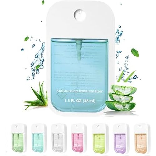 Power Mist Hydrating Hand Sanitizer Spray for Adults and Kids, Power Mist Hydrating Hand Sanitizer Spray for Adults and Kids, Portable Hand Sanitizer Spray (Aloe Vera)