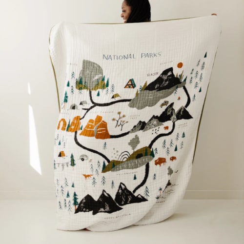 National Parks Throw Blanket