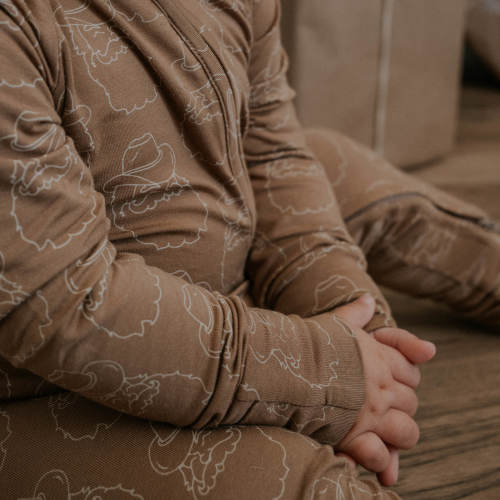 Ranch Santa | Bamboo Zip Romper – Brixton.Phoenix
