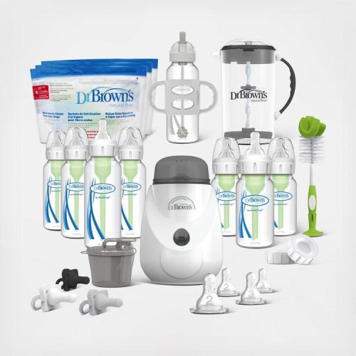 Dr. Browns, Options+ All-In-One Anti-Colic Baby Bottle Gift Set | Zola Baby