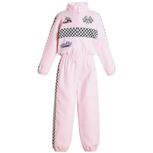 Girls Racer Jumpsuit Kid's Costume Kids car Racing Suit Driver Racing Suit Baby Race Suit Baby Coveralls