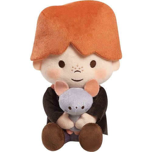 Harry Potter Wizarding Friends and Pals Ron Weasley™ and Scabbers 11-inch Super Soft and Cuddly Plush Stuffed Animal, Kids Toys for Ages 3 Up, Amazon Exclusive by Just Play - Ron & Scabbers