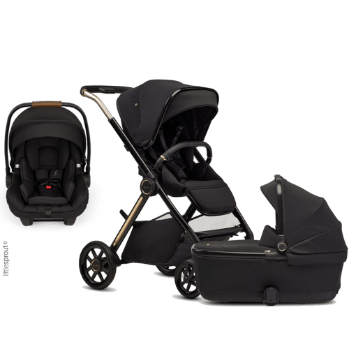 Silver Cross Reef 2 Stroller + Bassinet + Nuna Pipa RX / Pipa Aire RX Travel System