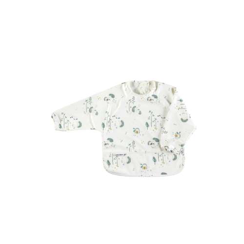 Long Sleeve Bib - Hedgehogs