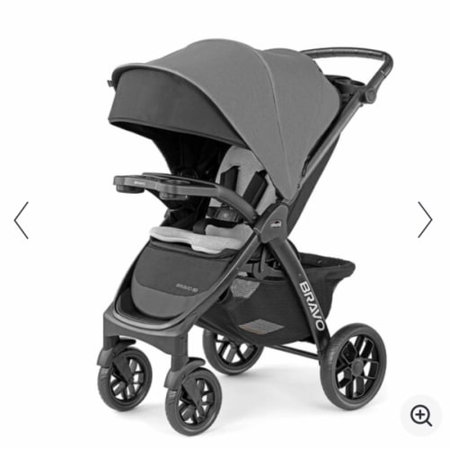 Bravo LE ClearTex Quick-Fold Stroller - Pewter | Chicco