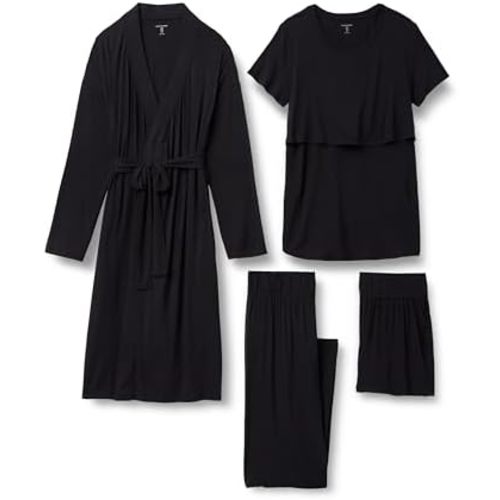 Amazon Essentials Women's Soft Modal Nursing Maternity Bundle