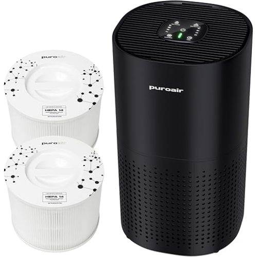 PuroAir 240 Air Purifier and Two HEPA Air Filters