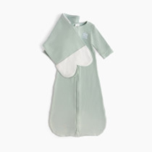 The Butterfly Swaddle Swaddle and Transitional Sleep Sack in One - Sage Green, Med/Large (12 -17 Lbs)