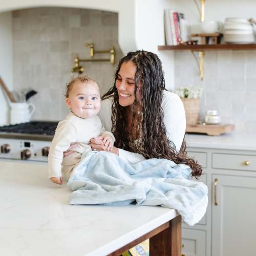 LUSH RECEIVING BLANKETS - CHAMBRAY