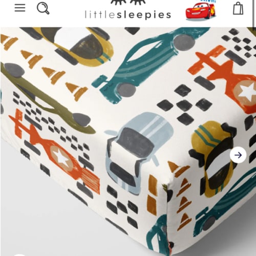 Fast Lane Fitted Crib Sheet – Little Sleepies