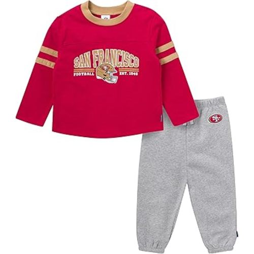 Gerber NFL unisex-baby Nfl Team Shirt and Sweatpants Set