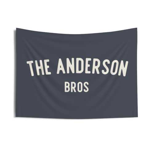 PICK COLORS | Brother Art | Brotherhood Wall Hanging | Family Name Wall Hanging | Boy room wall decor | Bros Personalized Gift