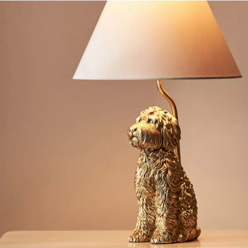 The Icon Table Lamp: Dog Edition | Anthropologie