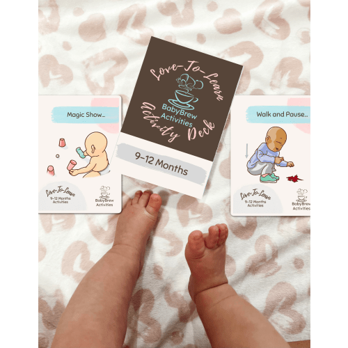 Baby Development Activity Cards, 9-12months