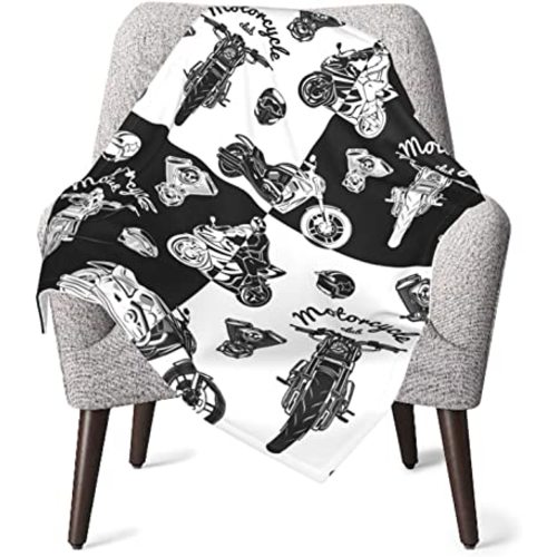 Motorcycle Equipment Super Soft Toddler Newborn 30 x 40 inch Baby Blankets for Boys and Girls, Plush Swaddling Blanket for Stroller, Crib and Nursery