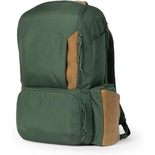 Tactical Baby Gear Expedition Tactical Diaper Bag Backpack for Dads – Rugged, Dual Compartments, Includes Changing Mat & Removable Cooler (Hunter Green)