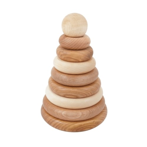 Natural Wooden Stacker