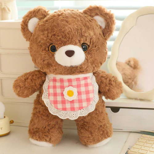 Brainybuger The Original Bear Plushie Stuffed Animal Soft Toy for Kids Ages 2 to 4 Graduation Gifts, Mother's Day Gifts for Boys and Girls