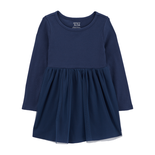 Baby Tutu Long-Sleeve Jersey Dress - Carter's | Carter's