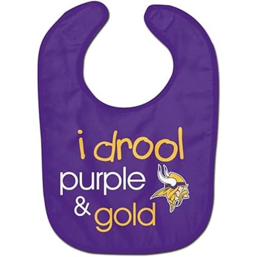 WinCraft NFL Minnesota Vikings WCRA1961614 All Pro Baby Bib