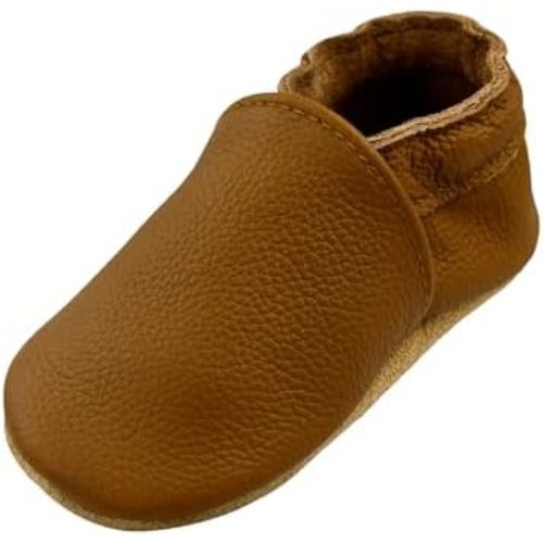 iEvolve Baby Leather Shoes Soft First Walker Shoes Crib Shoes Moccasins for Toddlers
