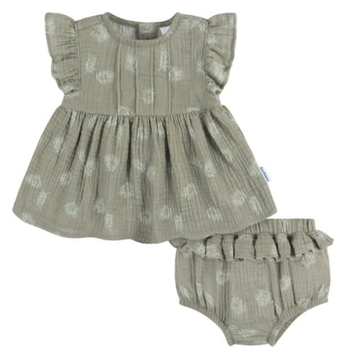 2-Piece Baby Girls Palms Tunic and Diaper Cover Set – Gerber Childrenswear