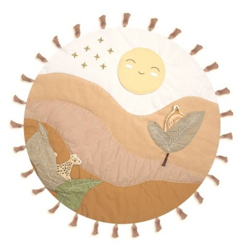 Crane Baby Cotton Quilted Activity Playmat - Kendi Desert Sunset