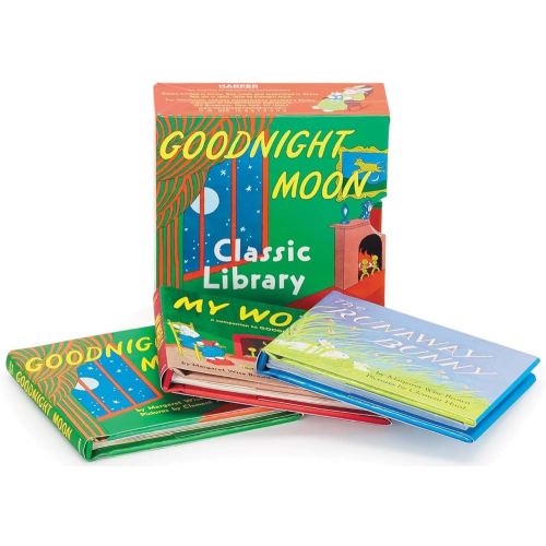 Goodnight Moon Classic Library: Contains Goodnight Moon, The Runaway Bunny, and My World[Miniature Edition-3.5 Inches]