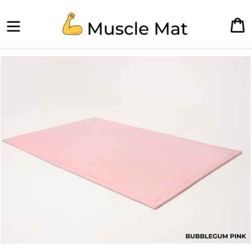 Relax Mat - Soft Foam Play Mat (Bubblegum Pink 6.6 x 10)