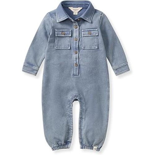 Burt's Bees Baby baby-boys Baby Boys 100% Organic Cotton Button Down Jumpsuit