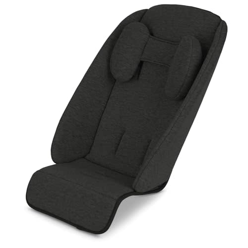 UNIQUIFY Insert Liner Seat Compatible with Uppababy Vista, Vista V2, Cruz, Cruz V2, RUMBLESEAT V2 and RUMBLESEAT V2+ (Black)